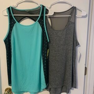Two Quick-Dry Workout Tank-Tops form Xersion, both XL